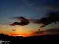 3-9-2010 Spectacular UFO lenticular Cloud and sunset stills with rainbow ice crystals